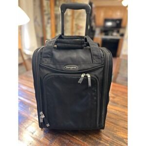 Samsonite Black Rolling Carry On Underseat Bag Luggage Travel
